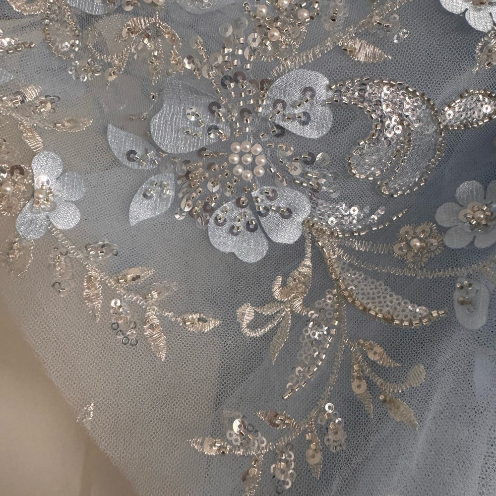 Elegant Blue Floral JessaKae Dress - Picture 7 of 10